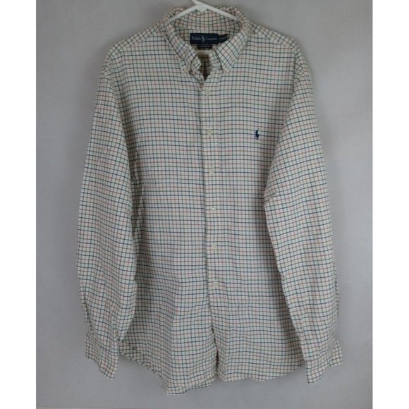 Ralph Lauren Other - Ralph Lauren Classic Fit Men's Colorful Plaid Shirt Size 2XL